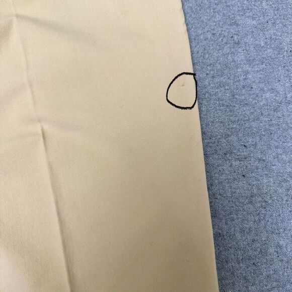 PIAZZA SEMPIONE WOMEN'S AUDREY BEIGE STRATCH STRAIGHT CROPPED PANTS Sz 4/IT 40 - Picture 12 of 16